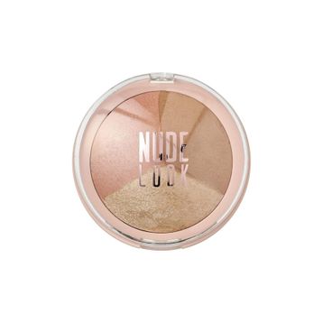 Golden Rose 3' lü Aydınlatıcı & Allık Bronzer - Nude Look Baked Trip Face Powder