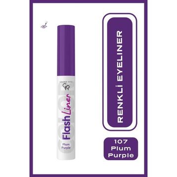 Golden Rose No: 107 Plum Purple Flash Liner Eyeliner