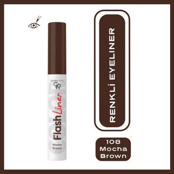 Golden Rose No: 108 Mocha Brown Flash Liner Eyeliner