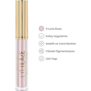 Golden Rose No:11 Luna Rosa Glaze Liquid Eyeshadow