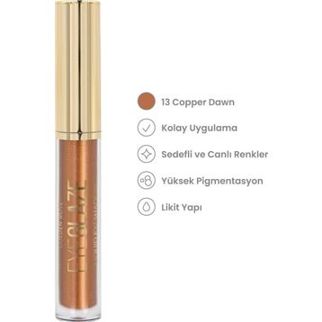 Golden Rose No:13 Copper Dawn Glaze Liquid Eyeshadow