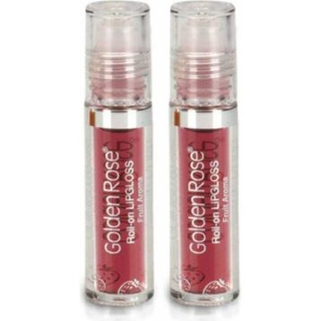 Golden Rose Roll On Lipgloss Çilek Meyveli 2 Adet Dudak Parlatıcı