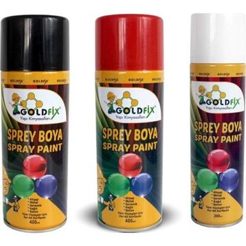 Goldfix Mat Siyah 400 ml Sprey Boya