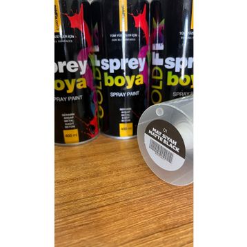 Goldfix Mat Siyah 400 ml Sprey Boya