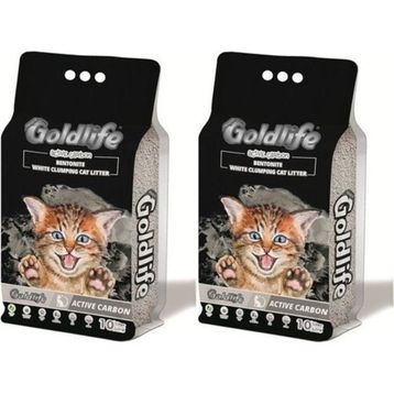 Goldlife 2x10 lt Adet Aktif Karbonlu Kedi Kumu