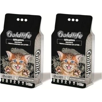 Goldlife 2x10 lt Aktif Karbon Kedi Kumu