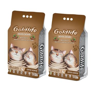 Goldlife Premium 2x10 lt Kahve Kokulu Kedi Kumu
