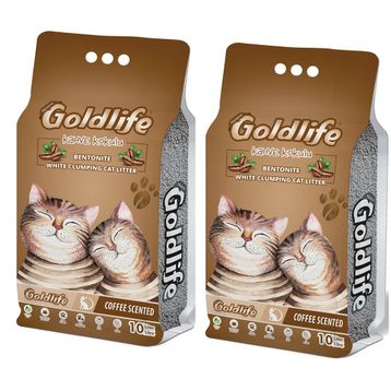 Goldlife Premium 2x10 lt Kahve Kokulu Kedi Kumu