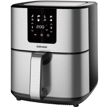Goldmaster Brenda 7 lt Inox Geniş Hazneli XXL Dokunmatik 8 Ön Ayarlı Airfryer