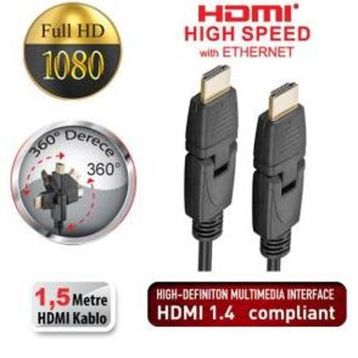 Goldmaster CAB-18 1.5 Mt HDMI-M/HDMI-M Kablo