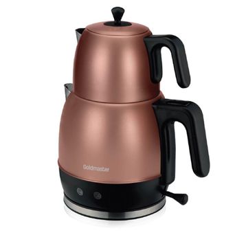 Goldmaster GM-7340G Demlika XL Gold Çay Makinesi