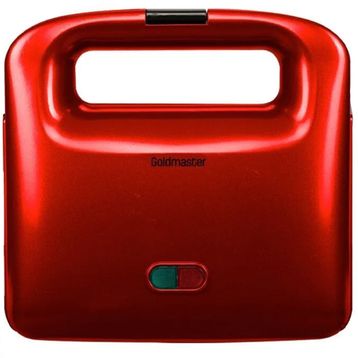 Goldmaster IN-6406 Nice Kırmızı Isınmaya Dayanıklı Tost ve Izgara Makinesi