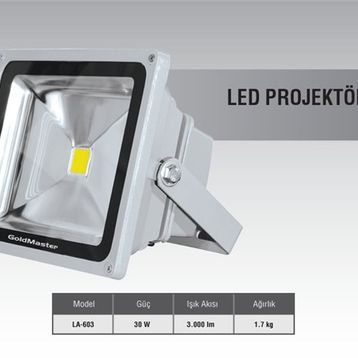 Goldmaster LA 603-30 W Led Projektör