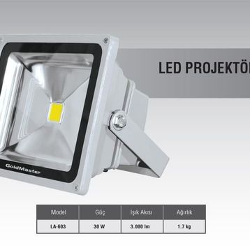Goldmaster LA 603-30 W Led Projektör