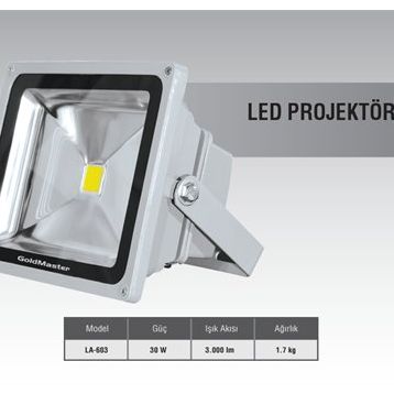 Goldmaster LA 603-30 W Led Projektör
