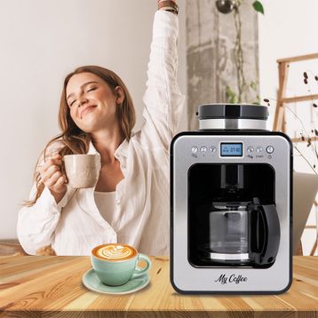 Goldmaster MC-106 My Coffee Wake Up Siyah-Gümüş Filtre Kahve Makinesi