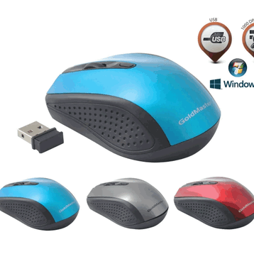 Goldmaster MS-136 Mavi Lazer Mouse