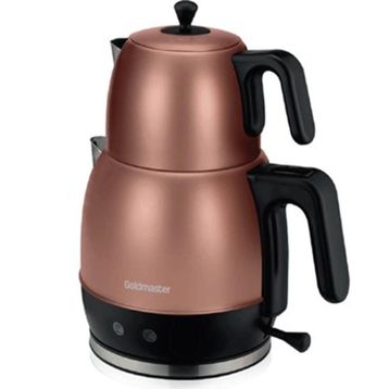 Goldmaster Nisa Altın Çelik Çay Makinesi
