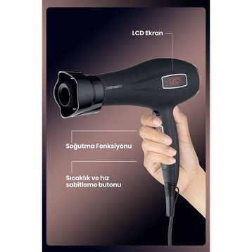 Goldmaster Revo Dokunmatik Kontrollü Saç Kurutma Makinesi
