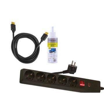 Goldmaster SP-411 5'li Priz Vivanco 42900 HDMI Kablo SC-10 LCD Temizleme Seti
