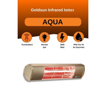 Goldsun Aqua Plus GSA20PLG Bej 2000 Watt Infrared Isıtıcı