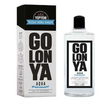 Golonya Aqua 250 ml Cam Şişe Kolonya