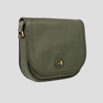Gön Handmade 20026 Yeşil Tol Deri Çanta