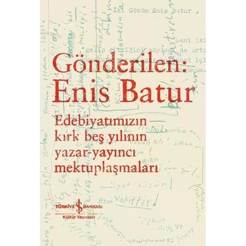 Gönderilen - Enis Batur