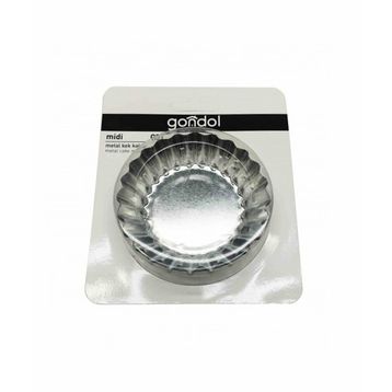 Gondol G-21 Midi Metal 6'lı Kek Kalıbı