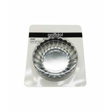 Gondol G-21 Midi Metal 6'lı Kek Kalıbı