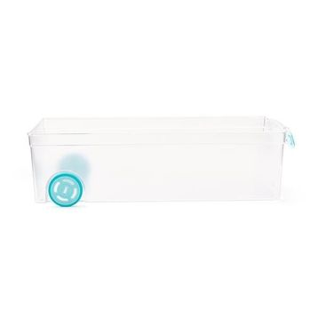 Gondol Roll In 16x31 cm Şeffaf Tekerlekli Buzdolabı Düzenleyici
