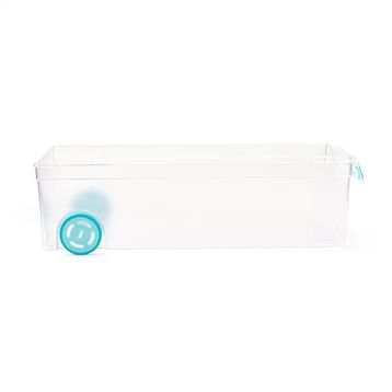 Gondol Roll In 16x31 cm Şeffaf Tekerlekli Buzdolabı Düzenleyici