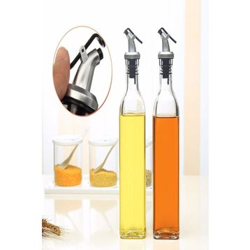 Gönül 2 Adet 500 ml Cam Yağdanlık