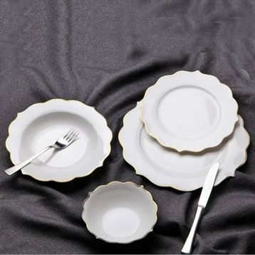 Gönül 24 Parça New Bone Yemek Takımı
