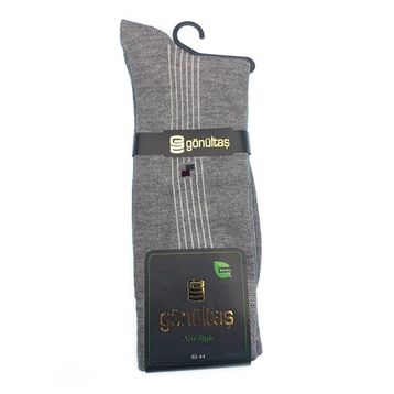 Gönültaş Bambu Gri Dikişsiz Erkek Çorap