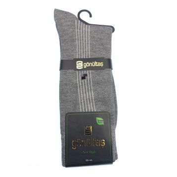 Gönültaş Bambu Gri Dikişsiz Erkek Çorap