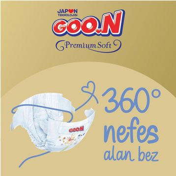 Goo.N Premium Soft No:3 Midi 152 Adet Bebek Bezi