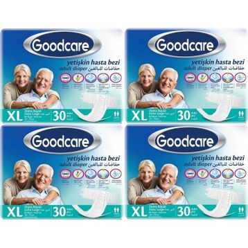 Goodcare 120 Adet XL Belbantlı Tekstil Yüzey Hasta Bezi