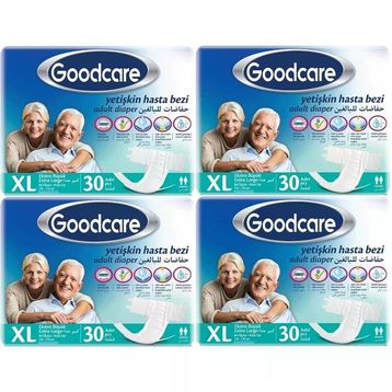Goodcare 120 Adet XL Belbantlı Tekstil Yüzey Hasta Bezi
