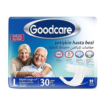 Goodcare 30'lu L Beden Belbantlı Hasta Bezi
