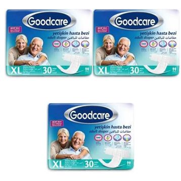 Goodcare Bel Bantlı Yetişkin XLarge 3x30 Adet Yetişkin Hasta Bezi