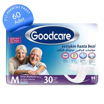 Goodcare Medium 2x30 Adet Belbantlı Hasta Bezi