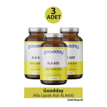 Goodday ALA 600 Alfa Lipoik Asit 60 Kapsül