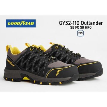 Goodyear GY32-111 Outlander SB FO SR HRO S1PL Siyah İş Ayakkabısı