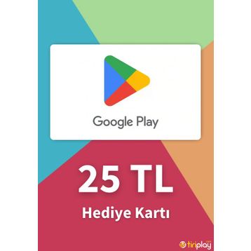 Google Play 25 TL Hediye Kartı