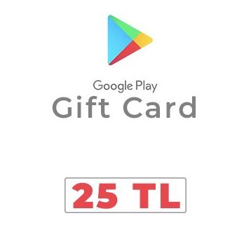 Google Play 25 TL Hediye Kodu