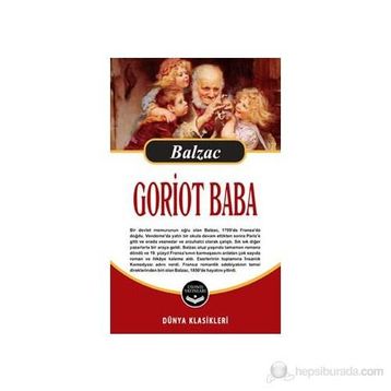 Goriot Baba - Honore De Balzac