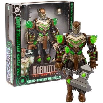 Gormiti GRV07000 - Rockard Grv07400 The New Era Aksiyon Figürü ve Hücum Işığı