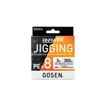 Gosen Jigging Answer PE 8 Örgü Jig ve Multi 300 mt Tai Rubber İpi