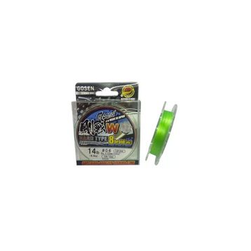 Gosen W8 Hard Type PE 8 Örgü Spin İp 150 mt Açık Yeşil 0.6 PE Misina